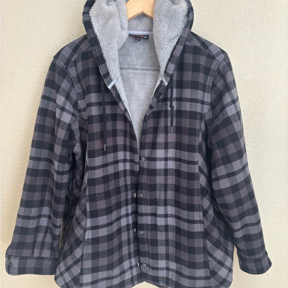 Wolverine Black and Gray Plaid Jacket